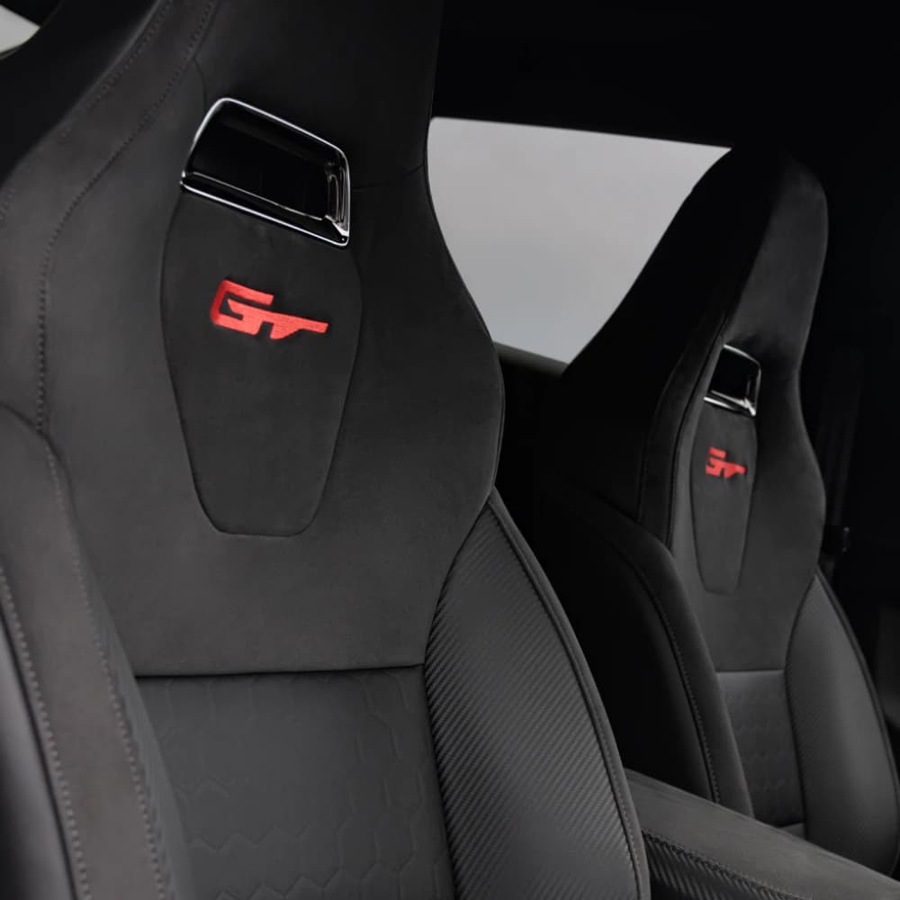 HAVAL H6 GT Alcantara and carbon fibre cabin detail